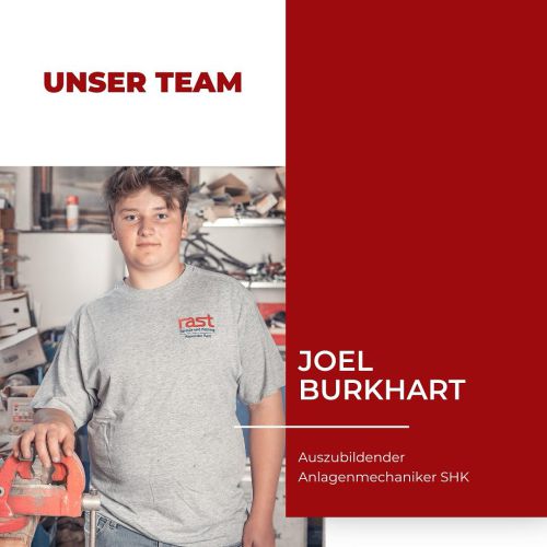 #Mitarbeitervorstellung, #AzubiPower, #TeamRast, #ZukunftHandwerk, #AnlagenmechanikerSHK